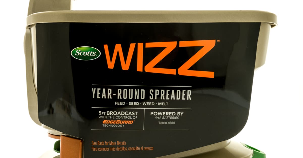 scotts wizz hand-held speader