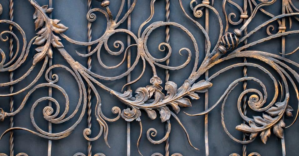 How To Clean Wrought Iron Trim That Weed