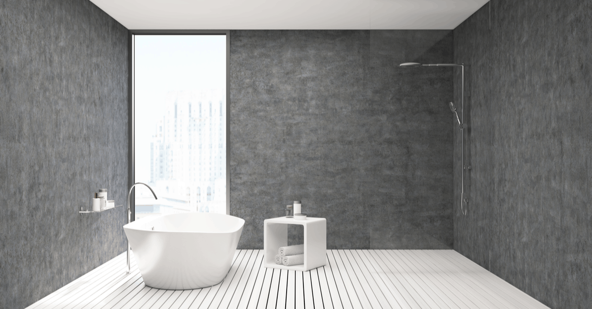 clean modern bathroom
