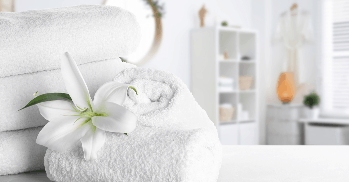 modern bathroom towels