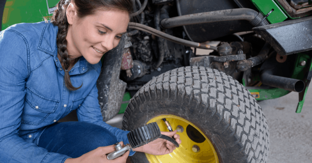 How To Break The Bead On A Lawn Mower Tire