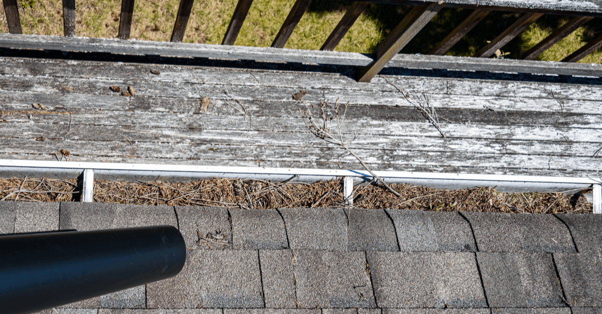 gutter_cleaner_leaf_blower clean gutter with leaf blower