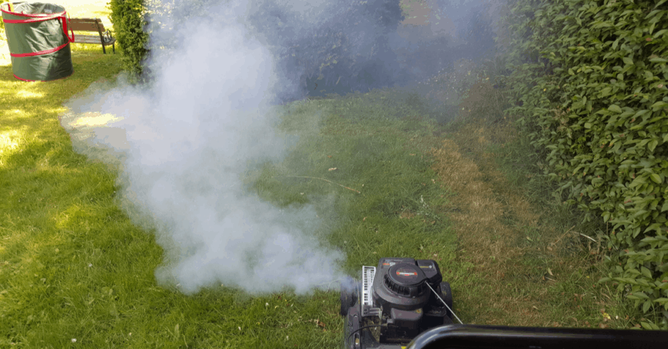 Image showcasing How To Stop A Lawn Mower From Smoking