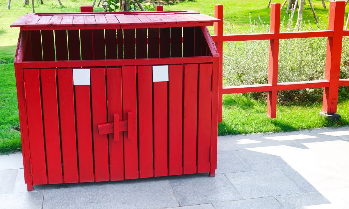 Best Outdoor Garbage Can Organizer